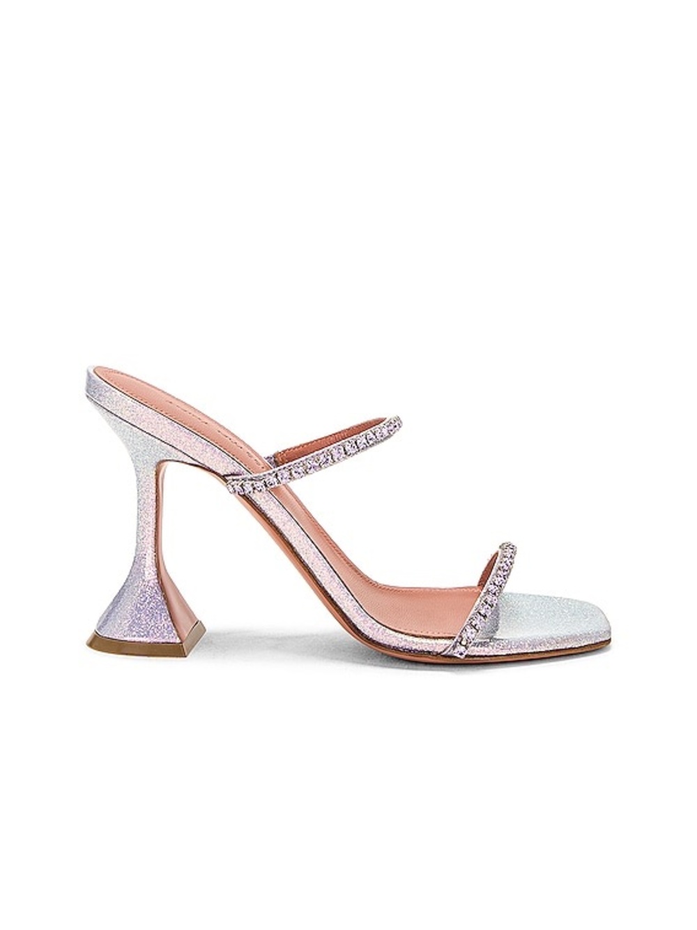 Amina Muaddi Gilda Glitter Mermaid Heels 38